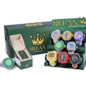 Relax Pop Sunday Relax Watch Plush Pendant Blind Box series NIB